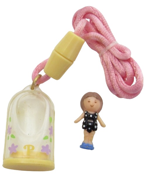 1990 Polly Pocket Vintage Little Lulu in her Necklace Bluebird Toys (44528)