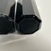 Vintage Arcoroc Octime Black salt and pepper shakers Made In France