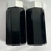 Vintage Arcoroc Octime Black salt and pepper shakers Made In France