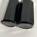 Vintage Arcoroc Octime Black salt and pepper shakers Made In France
