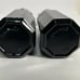 Vintage Arcoroc Octime Black salt and pepper shakers Made In France
