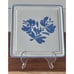 Trivet Yorktowne by Pfaltzgraff Vintage Pattern Stoneware Hot Plate Blue Floral