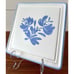 Trivet Yorktowne by Pfaltzgraff Vintage Pattern Stoneware Hot Plate Blue Floral