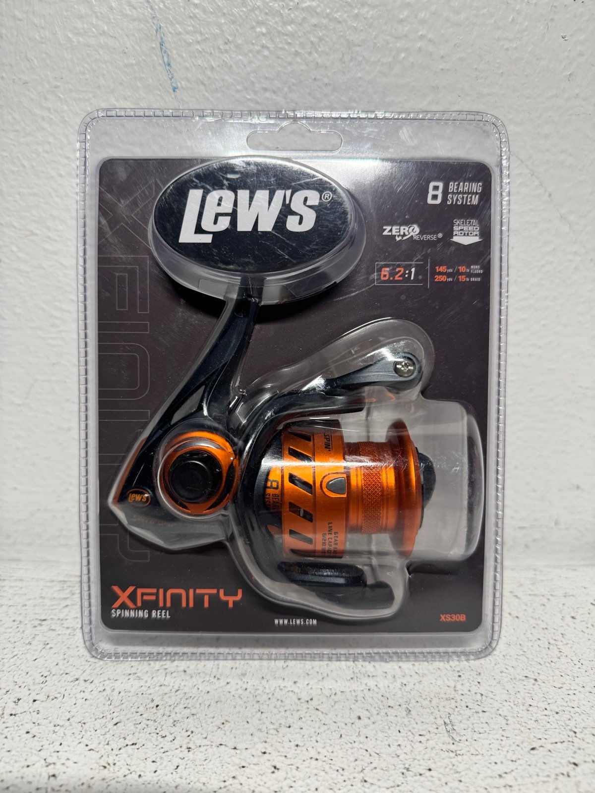 LEW'S XFINITY SPEED SPIN XS30B 6.2:1 SPINNING REEL