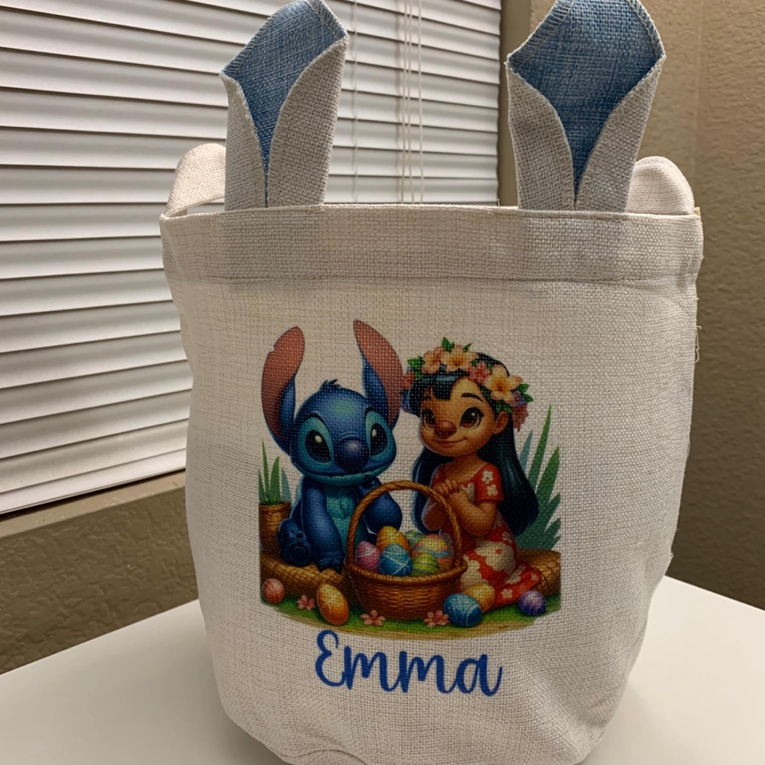 Lilo and Stitch Custom Easter Basket