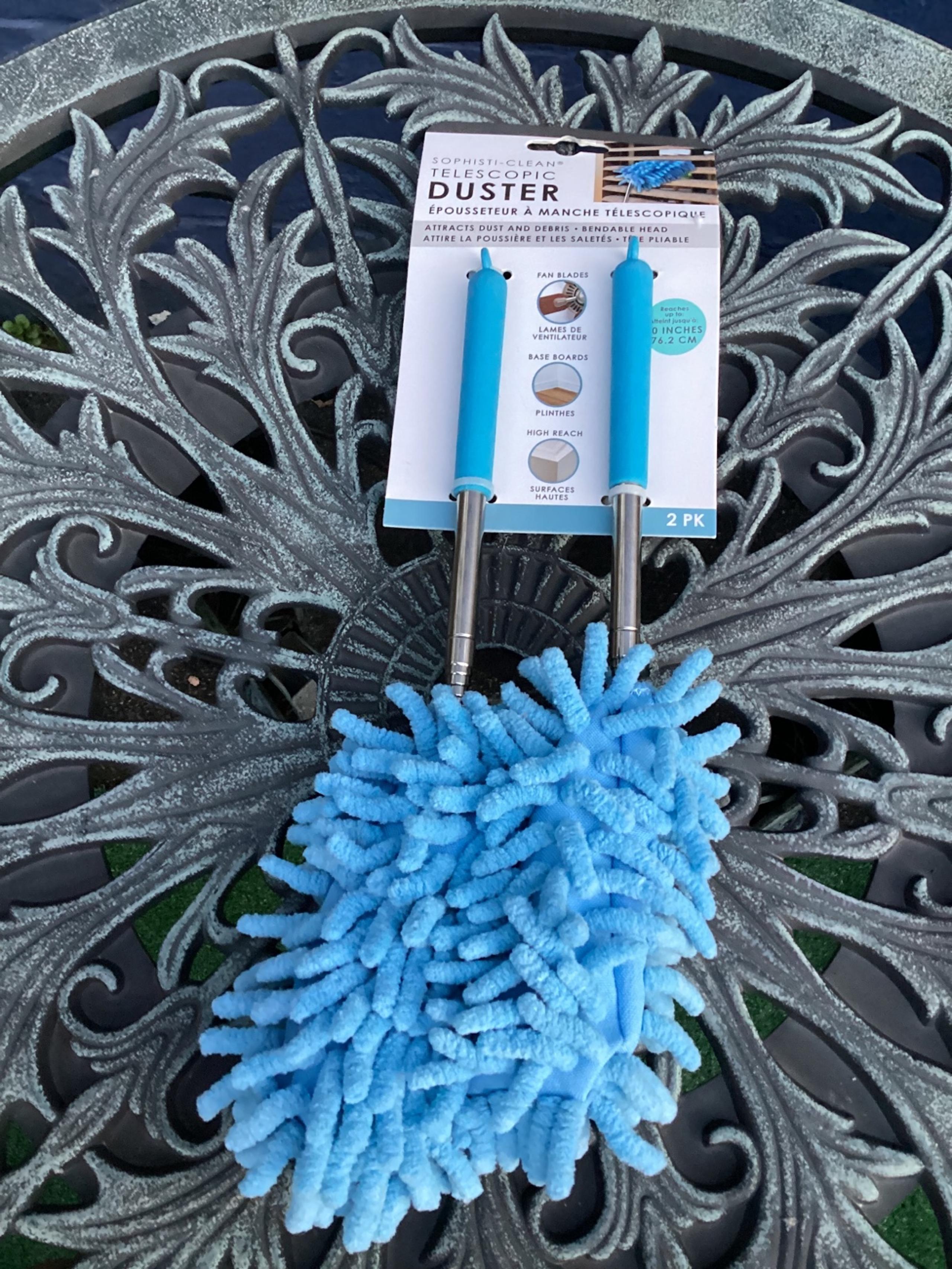 Sophisti-Clean Telescopic Duster Bendable Microfiber Duster Reaches up to 30in