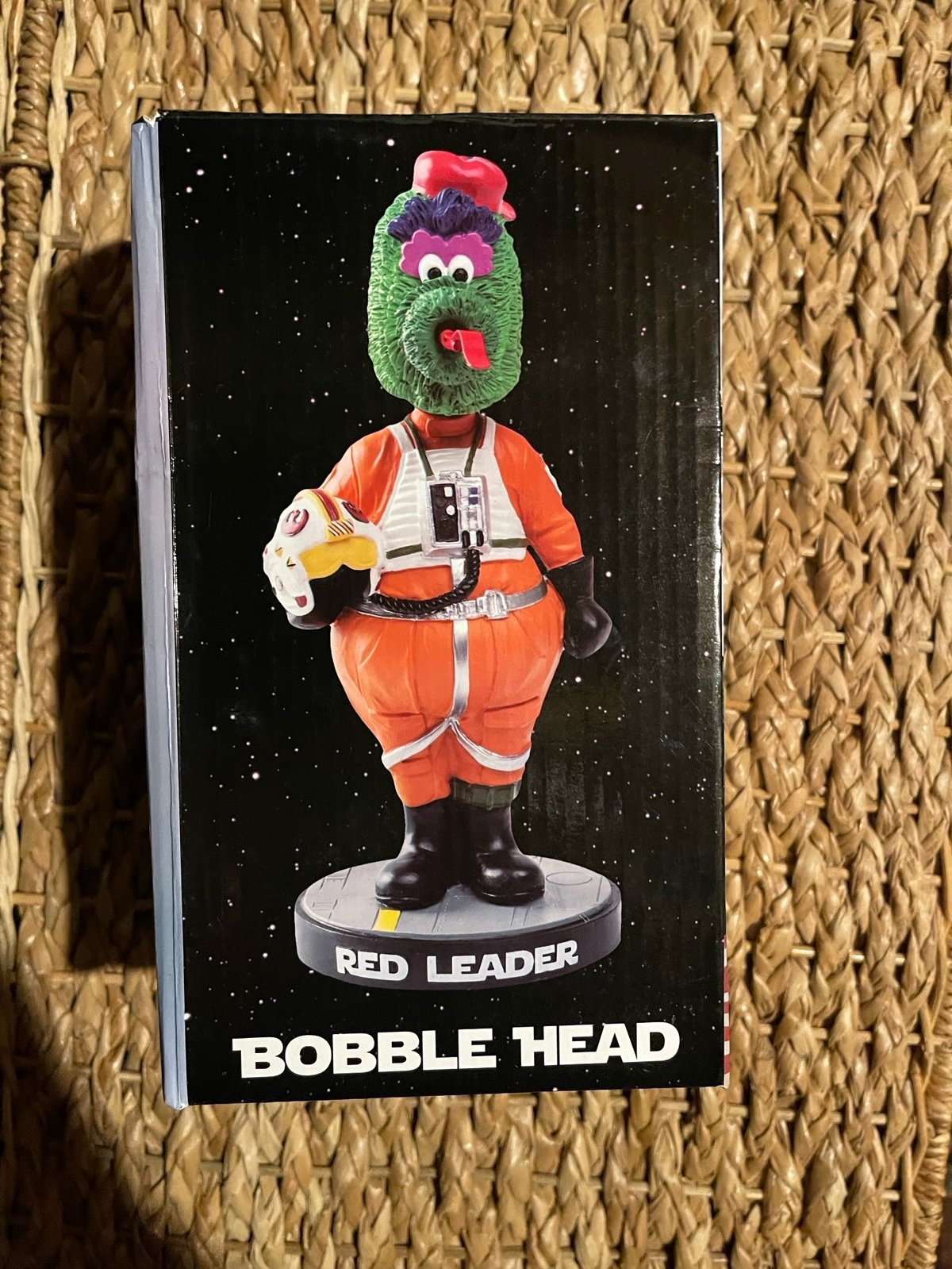 Philadelphia Phillies Phanatic Bobblehead Red Leader Star Wars