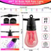 Outdoor String Lights, RGB Warm White Patio Lights 49ft 20 LED Bulbs, Remote & A