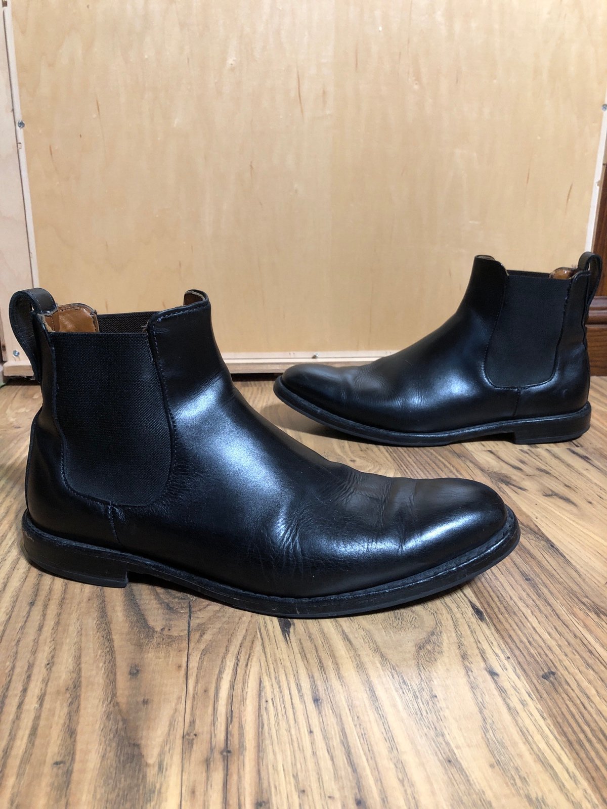 Allen Edmonds Liverpool Chelsea Men's Black Leather Boots