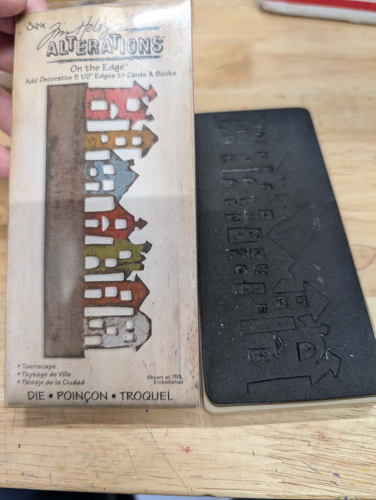 RETIRED Tim holtz alterations on the edge bigz big die townscape FREE SHIPPING