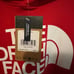 North Face red hoodie new with tags Large