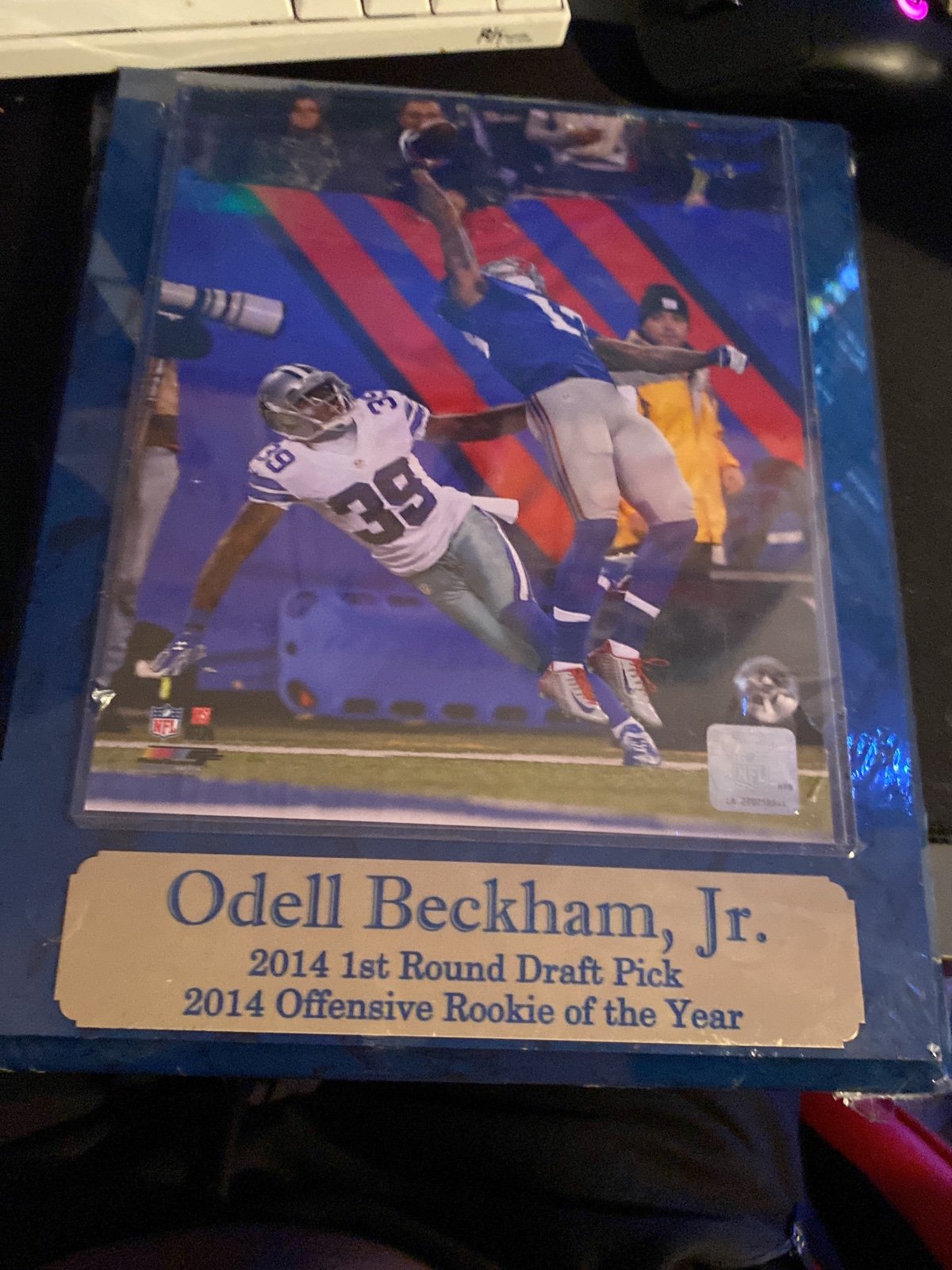 Odell Beckham plaque