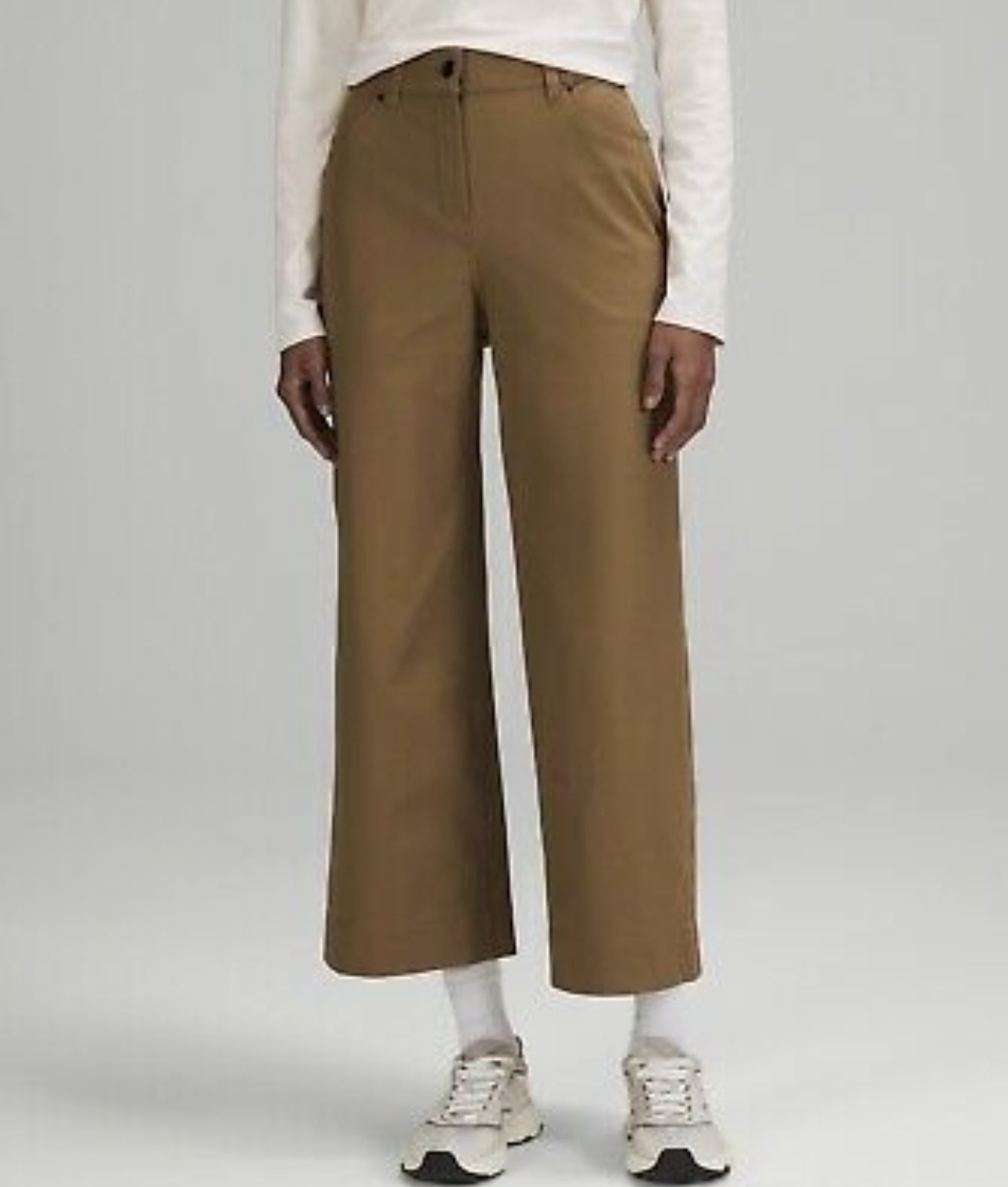 Lululemon City Sleek 5 Pocket Wide-Leg High Rise 7/8 Length Pant Size 32