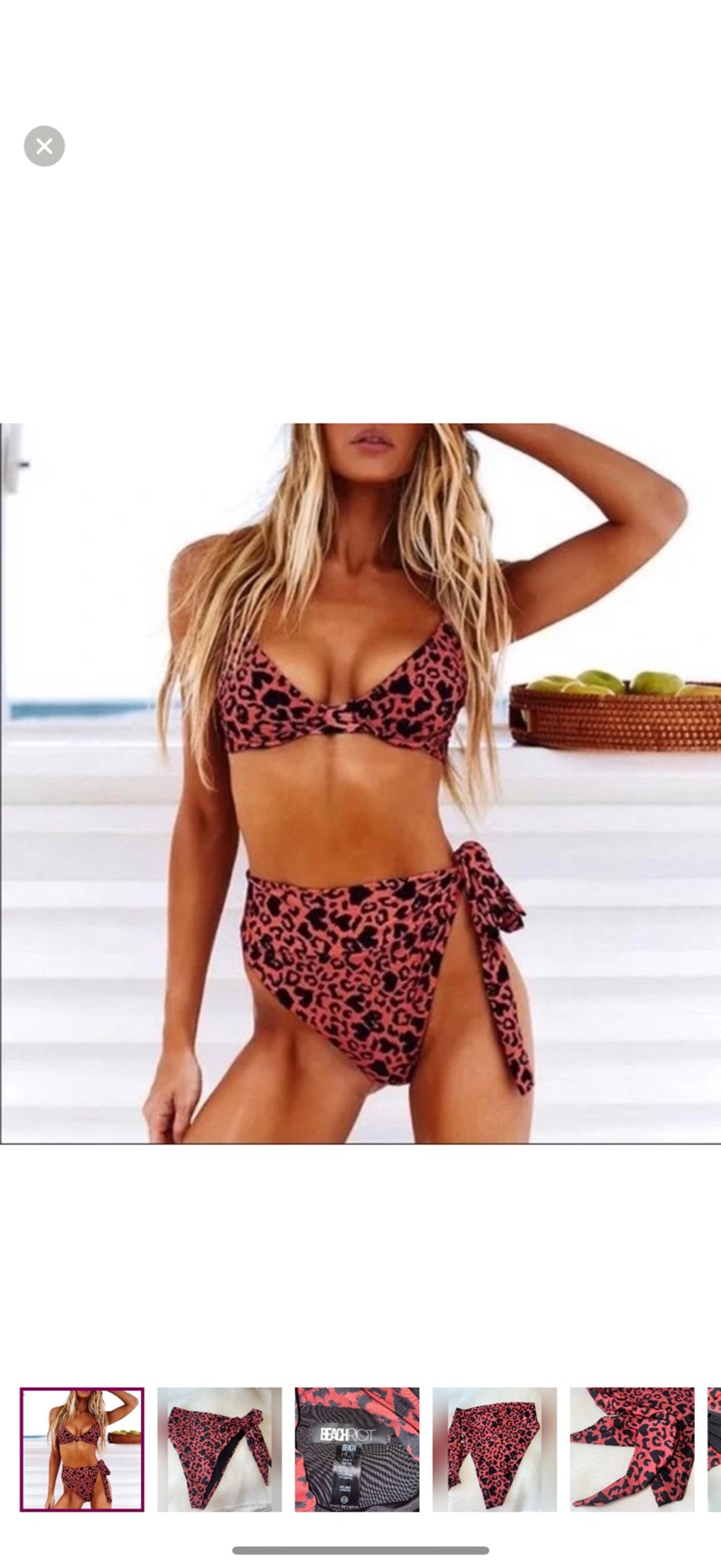 NWOT Beach Riot Claire Bikini Bottom Size XS