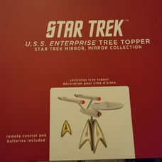 Hallmark Star Trek USS Enterprise tree topper