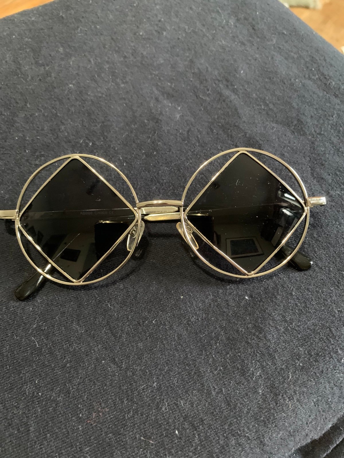 1990s triangle Sunglasses