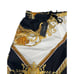 6-86 VERSACE Men's Swim Trunks Long Renaissance Baroque Black/Gold Size 4/Small