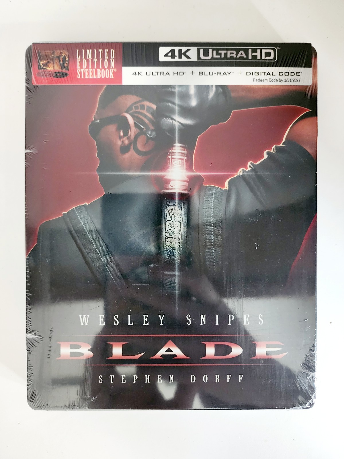 Blade (1998) Steelbook: 4K, Blu Ray, Digital Sealed New Mint US Ships in Box