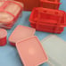 Tupperware Mini Party Set Mix-it Serving Set w/ Carry All & Two Mini Pak n Take