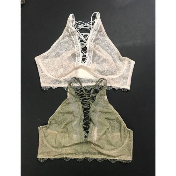 Sold Out Victorias Secret Very Sexy Bundle 2 Lace Up Bralette M