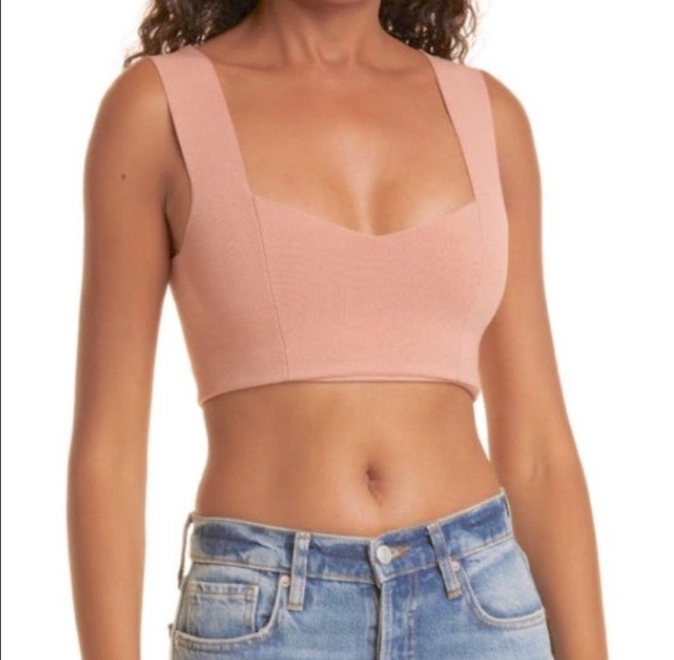 A.L.C Jordana Knit Bra Crop top