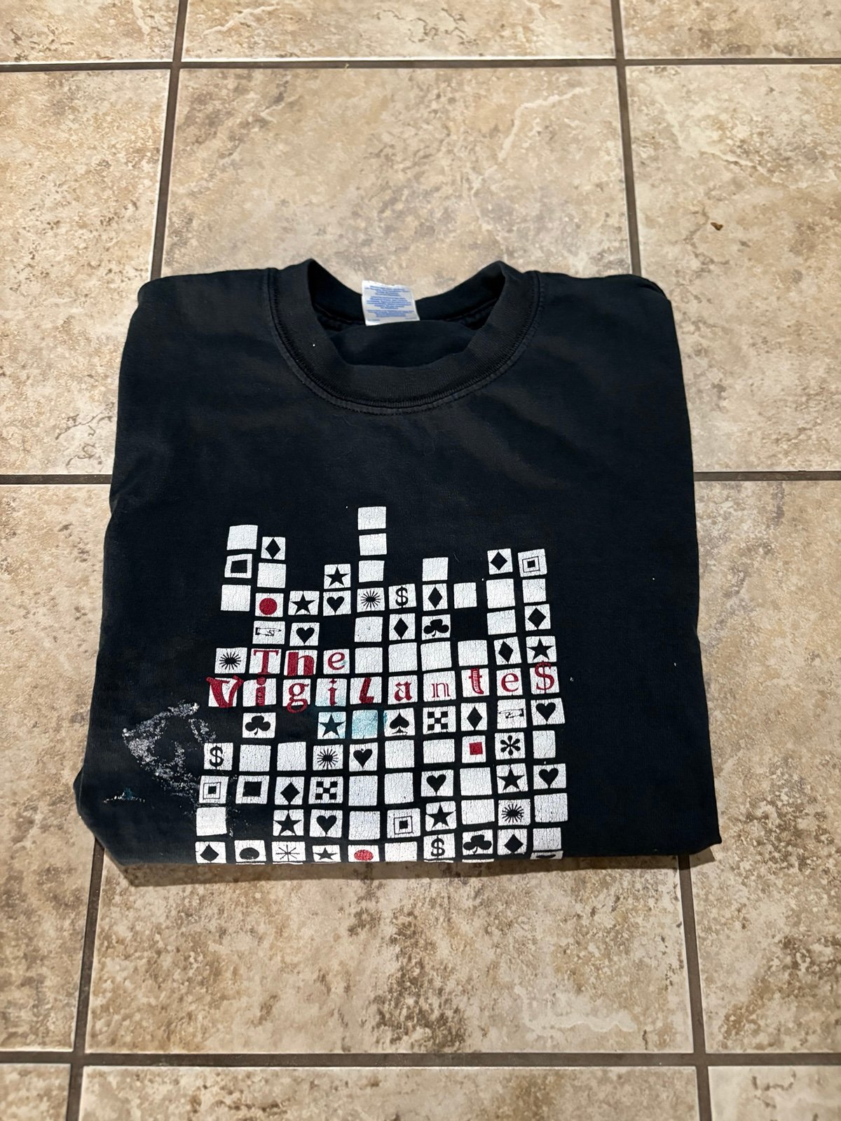 Thrashed band tee