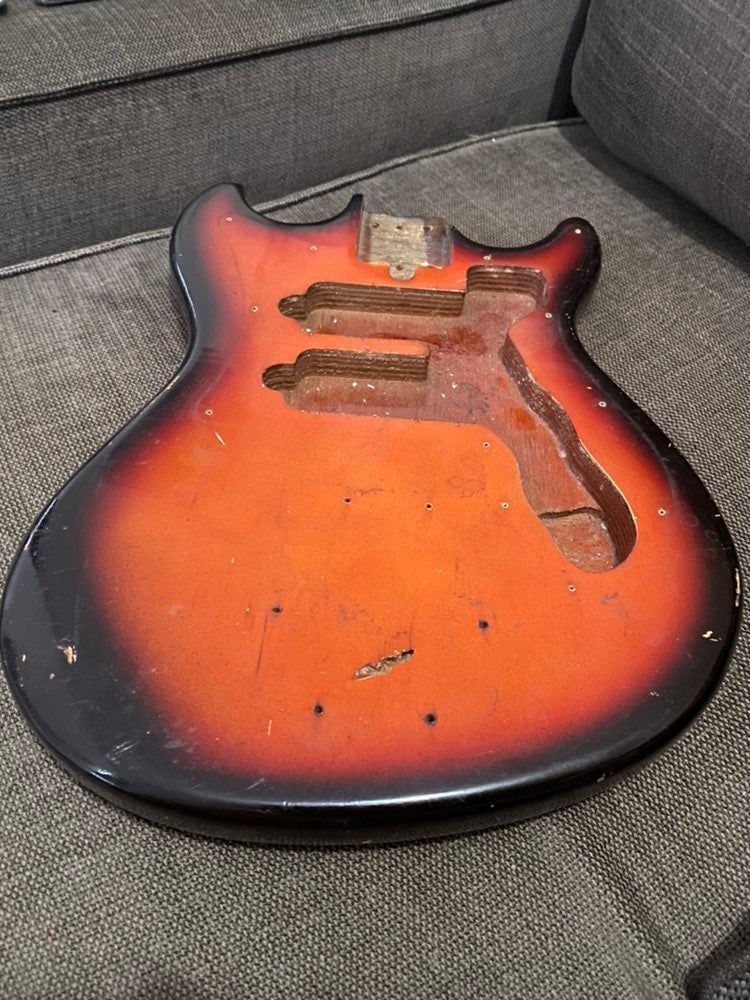 Vintage Harmony Electric Guitar Body