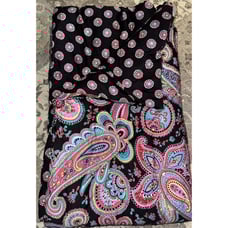 Vera Bradley Paisley Floral Twin Comforter 100% Cotton Reversible