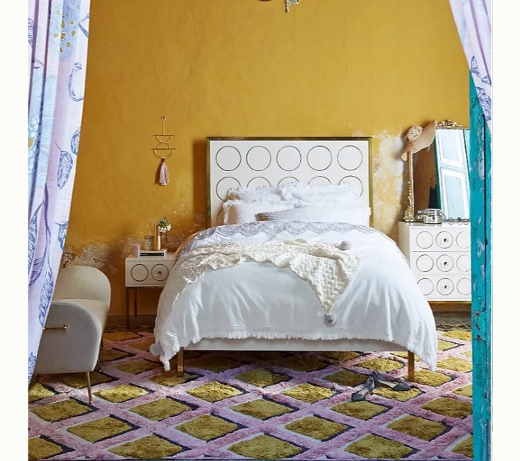 Anthroologie Matelasse Liora Duvet Cover