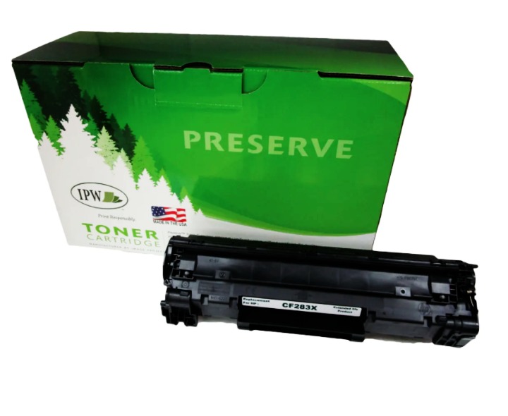 IPW Preserve 677-83E-ODP (HP CF283X) Extended-Yield Remanufactured Black Toner