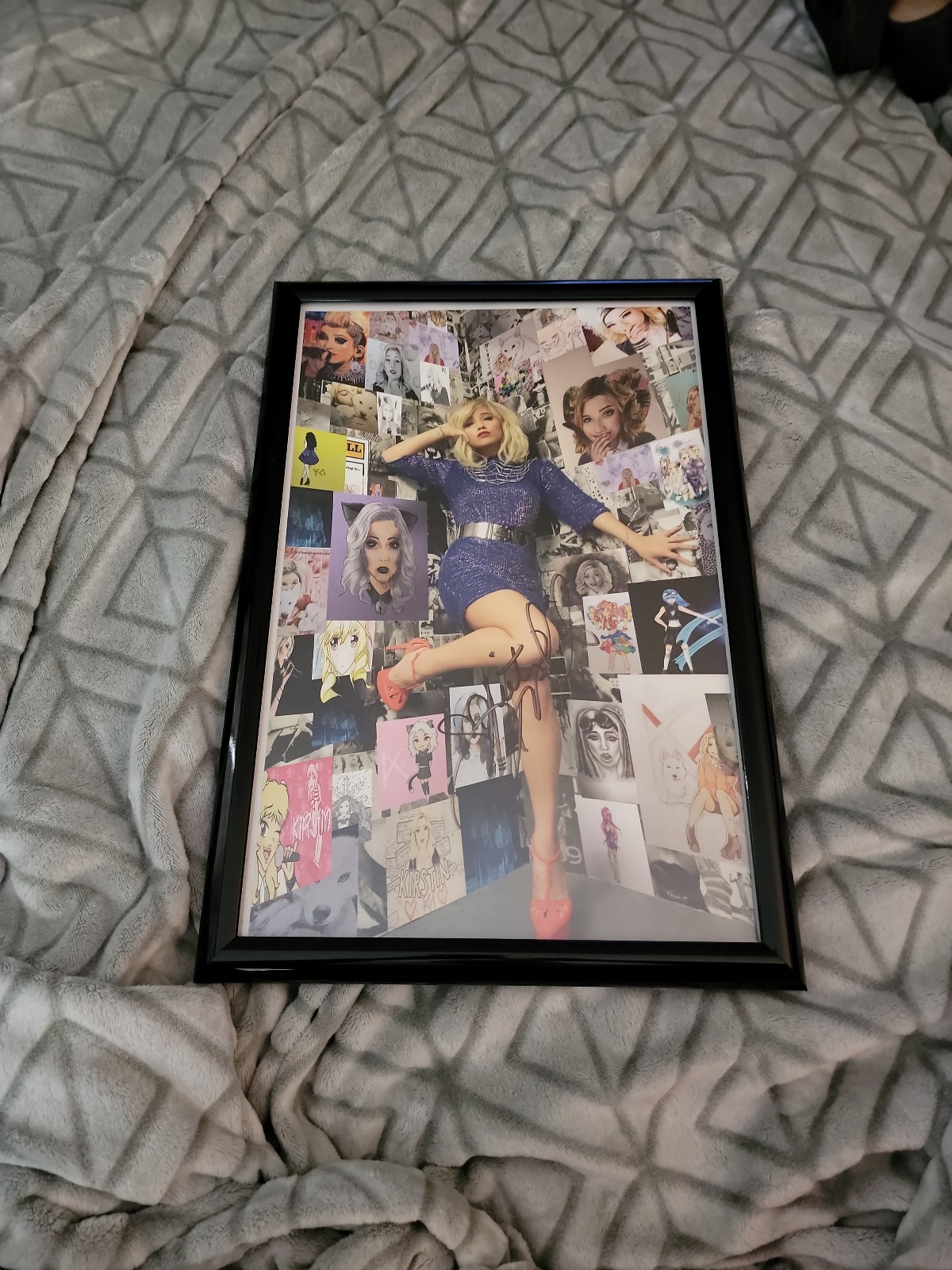 Numbered limited count autographed kirstin maldonado poster