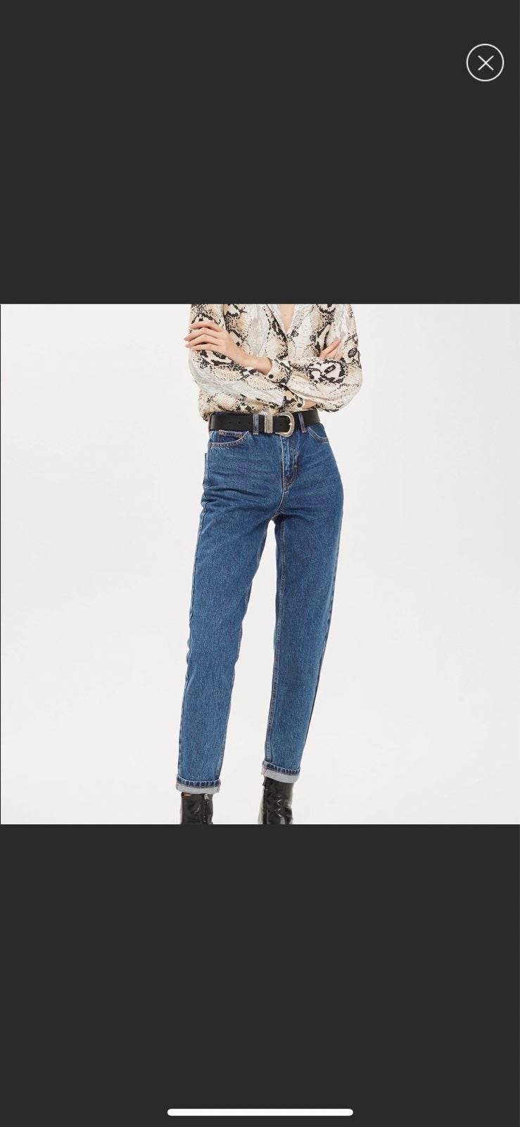 NWT Topshop MOM High Waisted Jeans