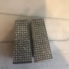 Salt and pepper shaker faux diamonds