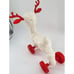 Vintage Empire White Reindeer Pull Toy Blow Mold