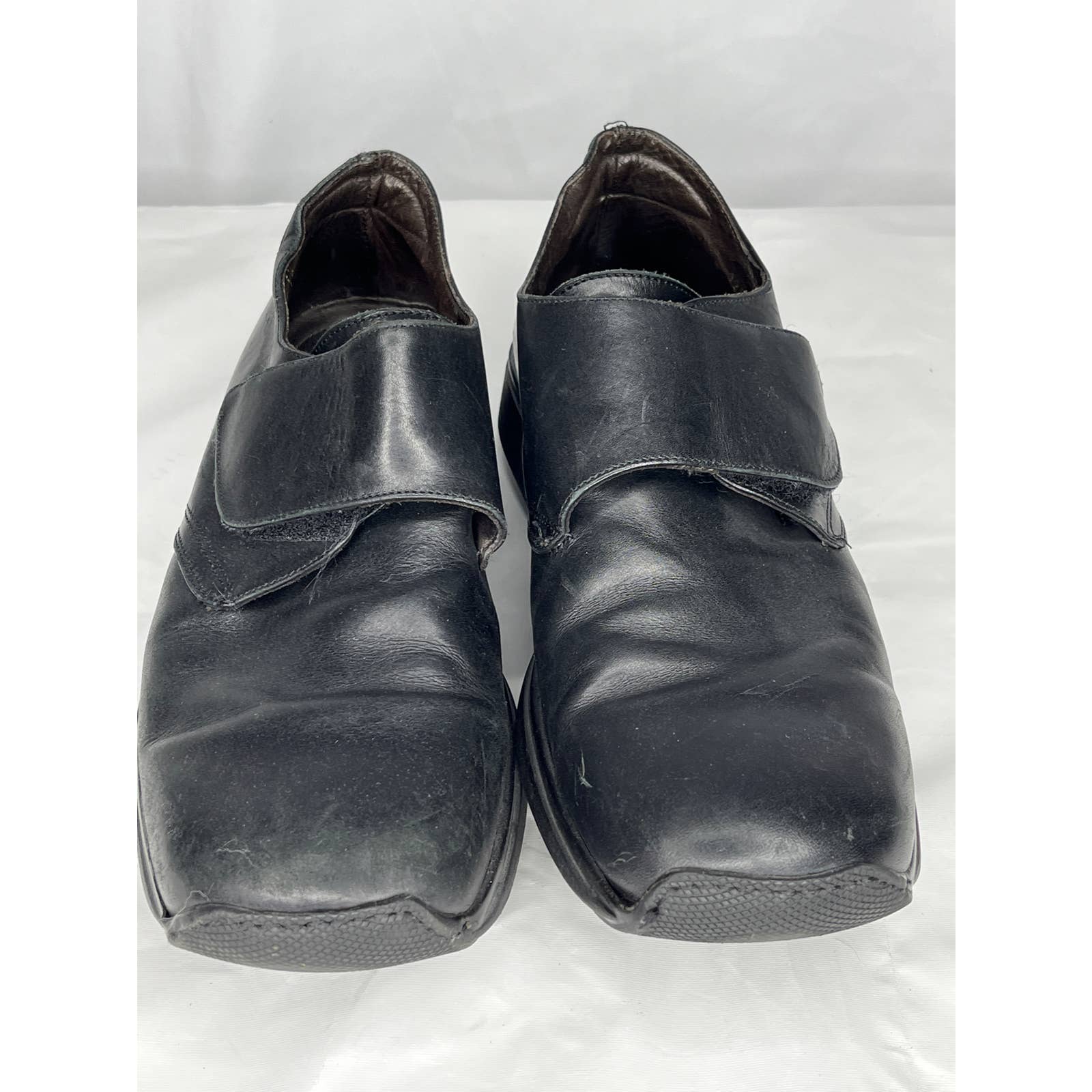 To Boot New York Adam Derrick Mens Shoes Size 7 1/2 Black Hook And Loop Slip on