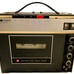 Hitachi Solid State Cassette Player Recorder w/ Folding Speakers No Cord