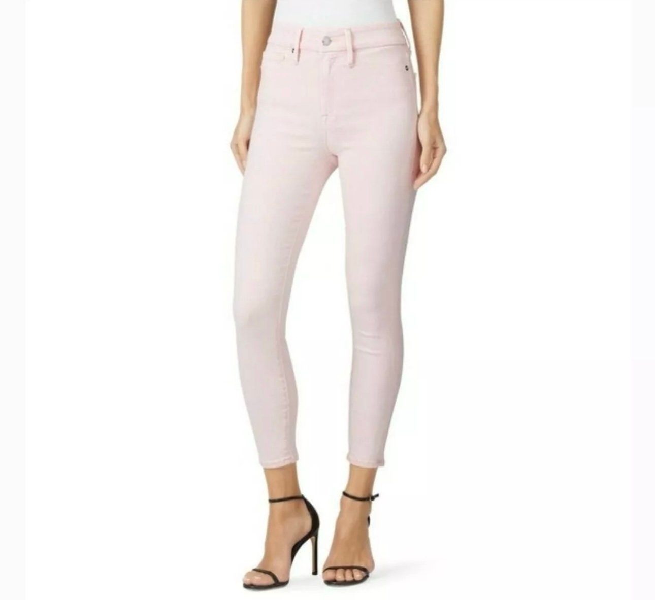 Women’s size 16 Good American Good Legs Cropped Pink Jeans