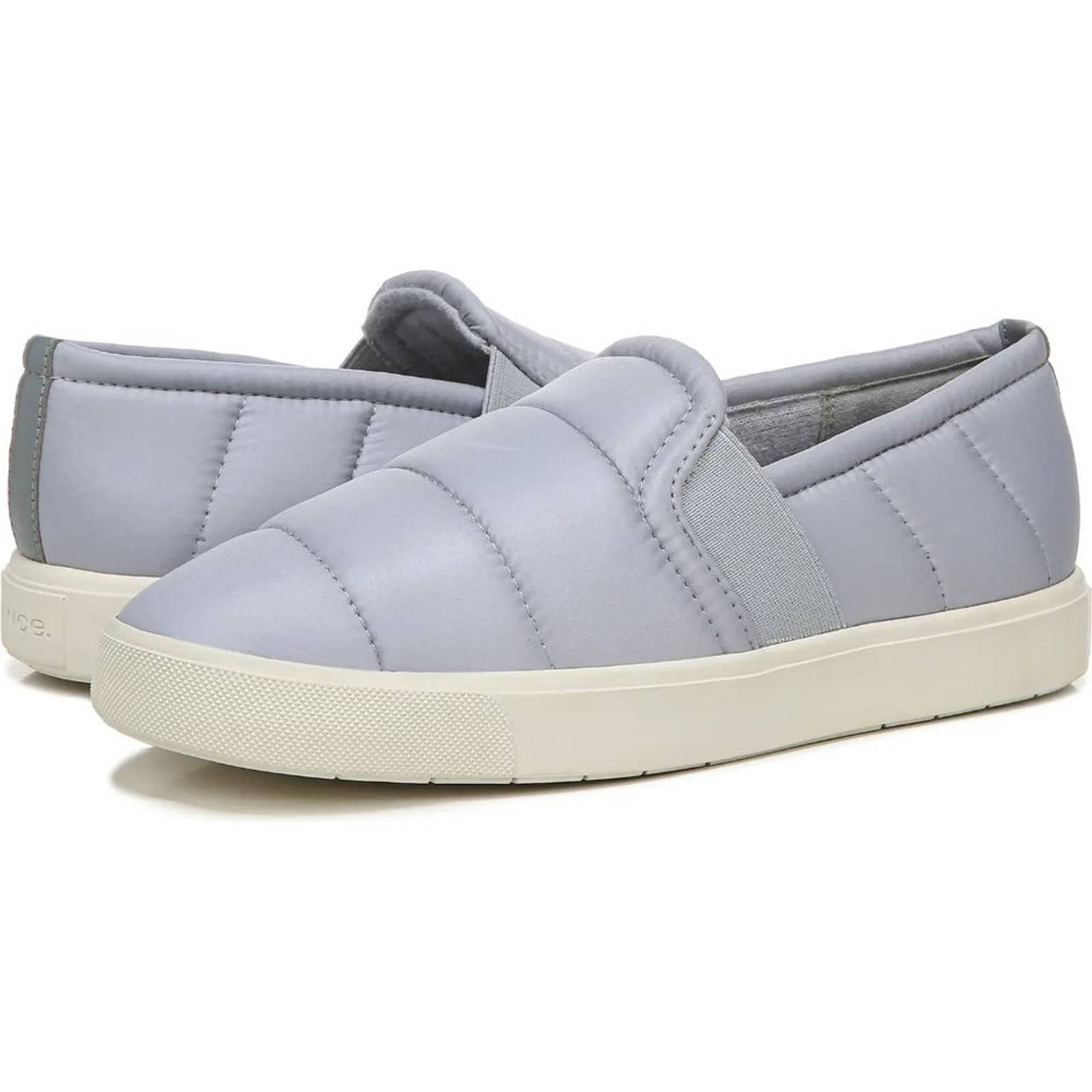 NWT NIB VINCE Blair Quilted Slip-On | SLATE GREY | Size 9 | Vince Slip-Ons