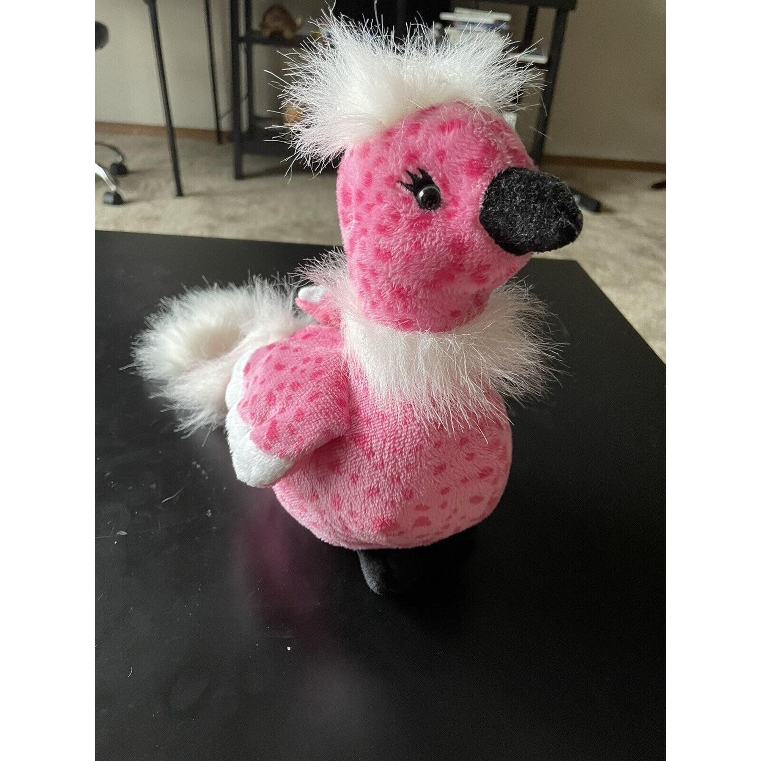 Ganz Webkinz Cherry Blossom Bird 14" Pink Stuffed Animal Doll Plush Soft Toy