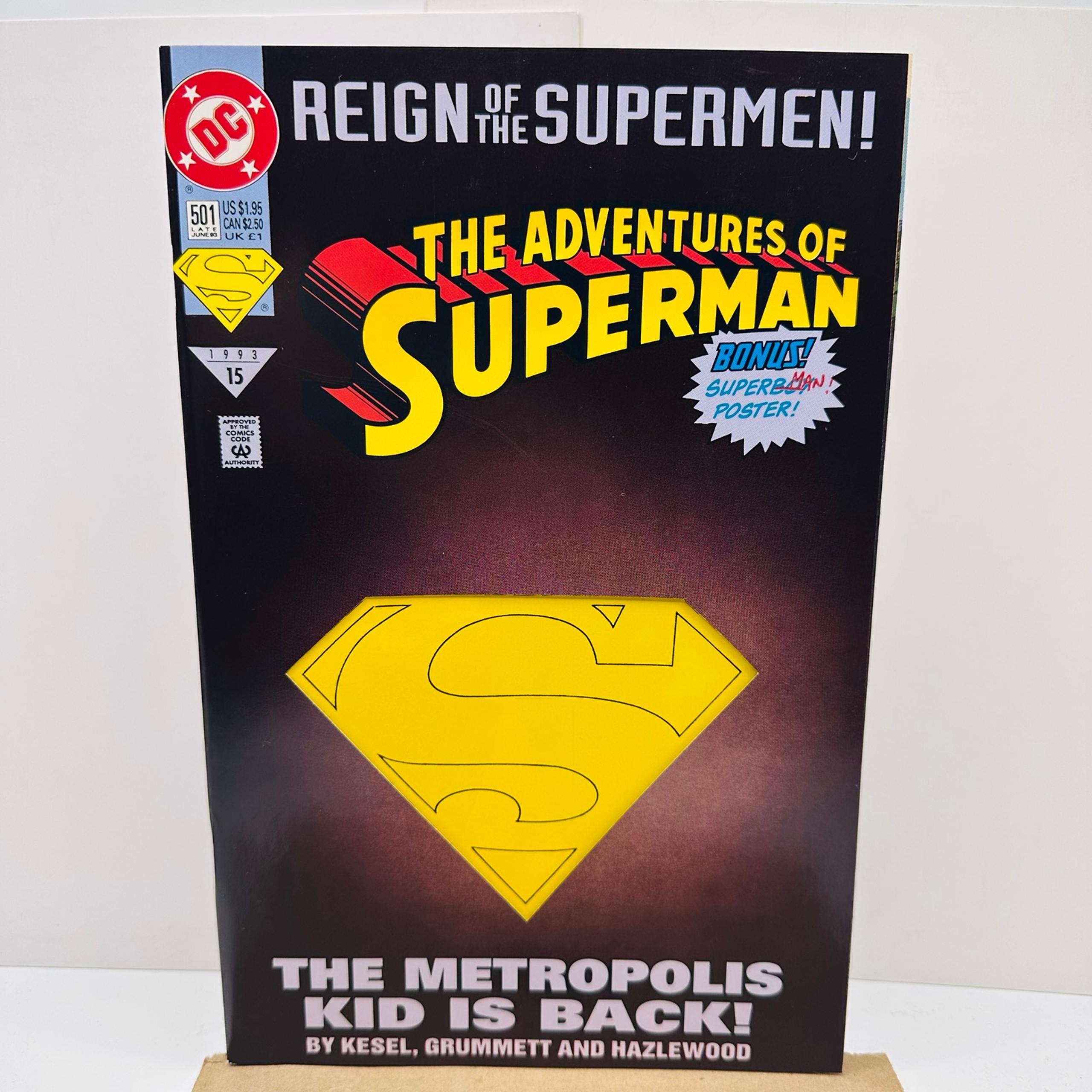 Adventures of Superman #501 (Vol. 1 DC 1993) Tom Grummet Cover NM+
