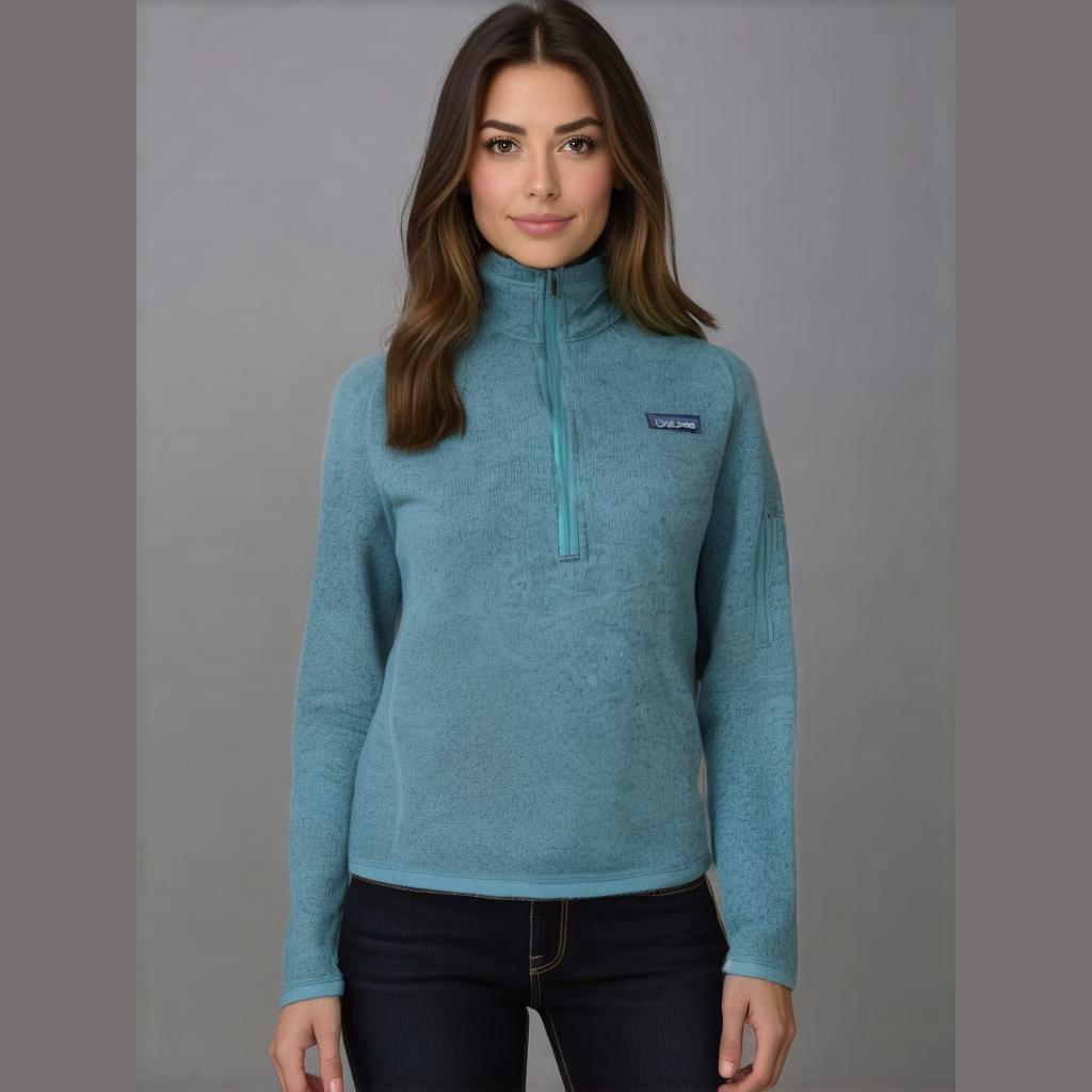 Women's Patagonia Better Sweater Pullover XS Blue Green