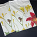 Pottery Barn White Botanical Floral Red Lily Butterfly Euro Pillow Shams Spring
