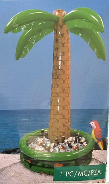 Jumbo Inflatable Palm Tree Cooler
