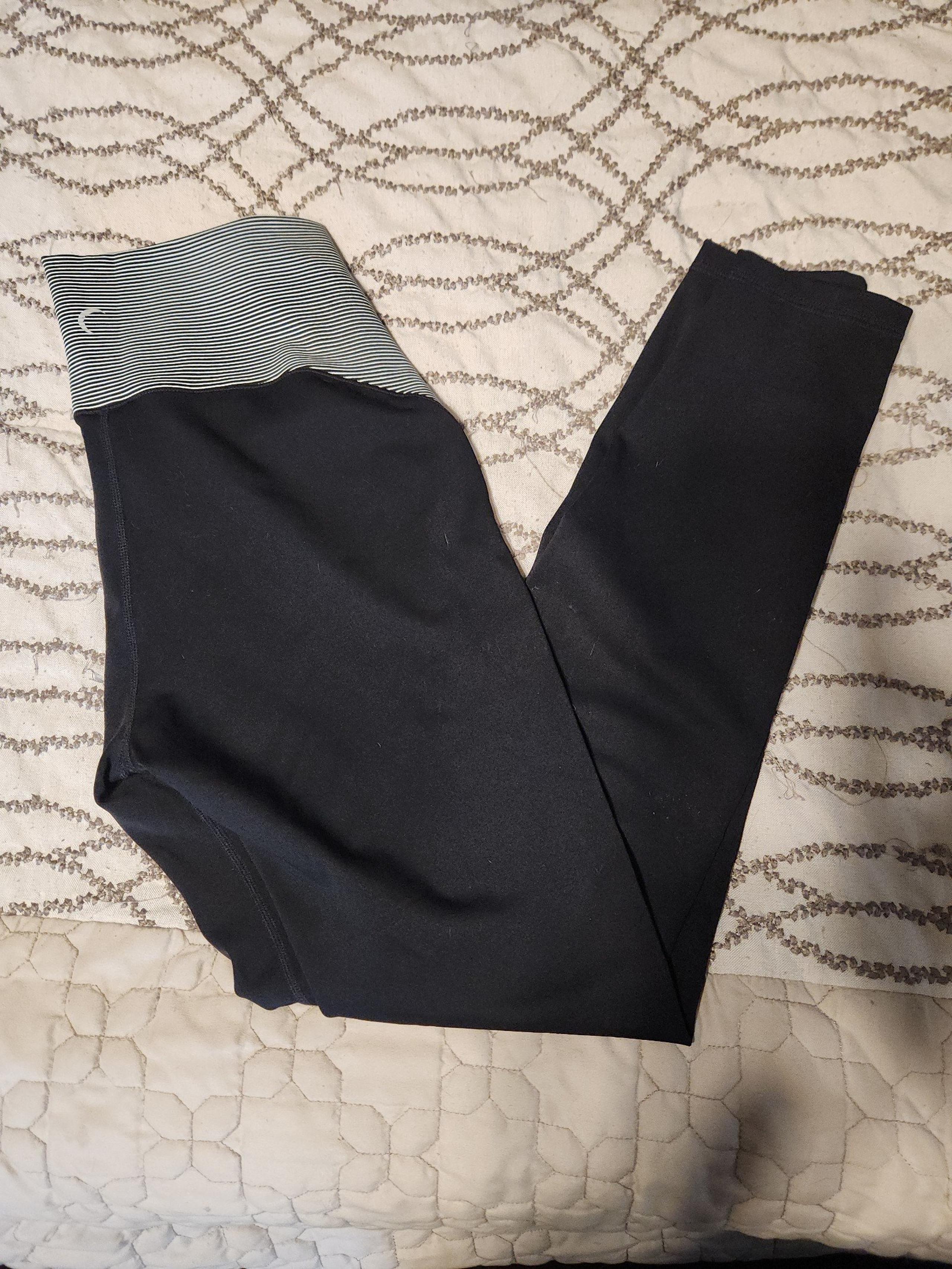 Zyia Active Women's Black Chiaroscuro Leggings size 12