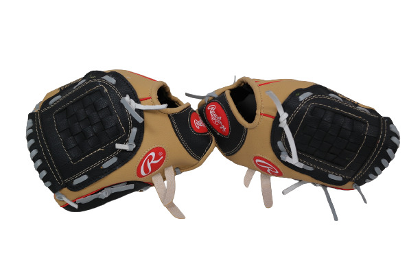 Rawlings 10 Inch Tan and Black Tee Ball Gloves R&L Hand WPL10CBSG