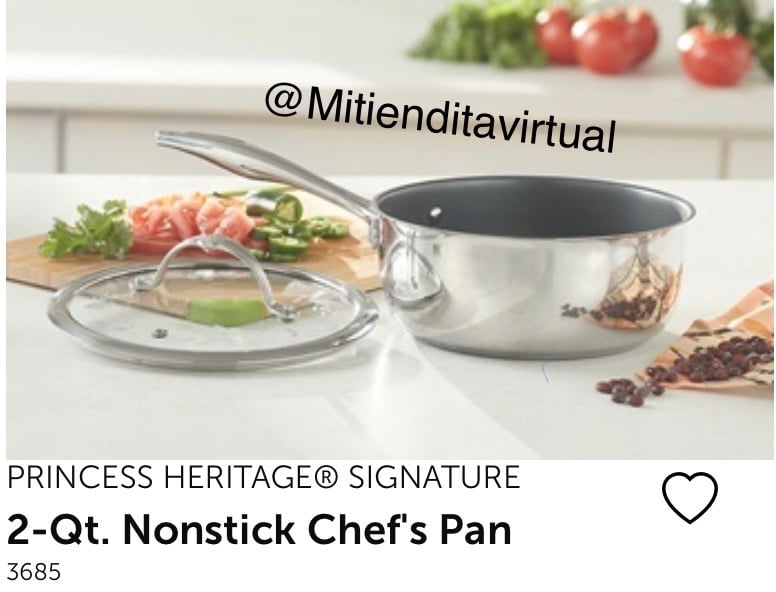 Princess House 2 Qt/ Non stock chef’s pan