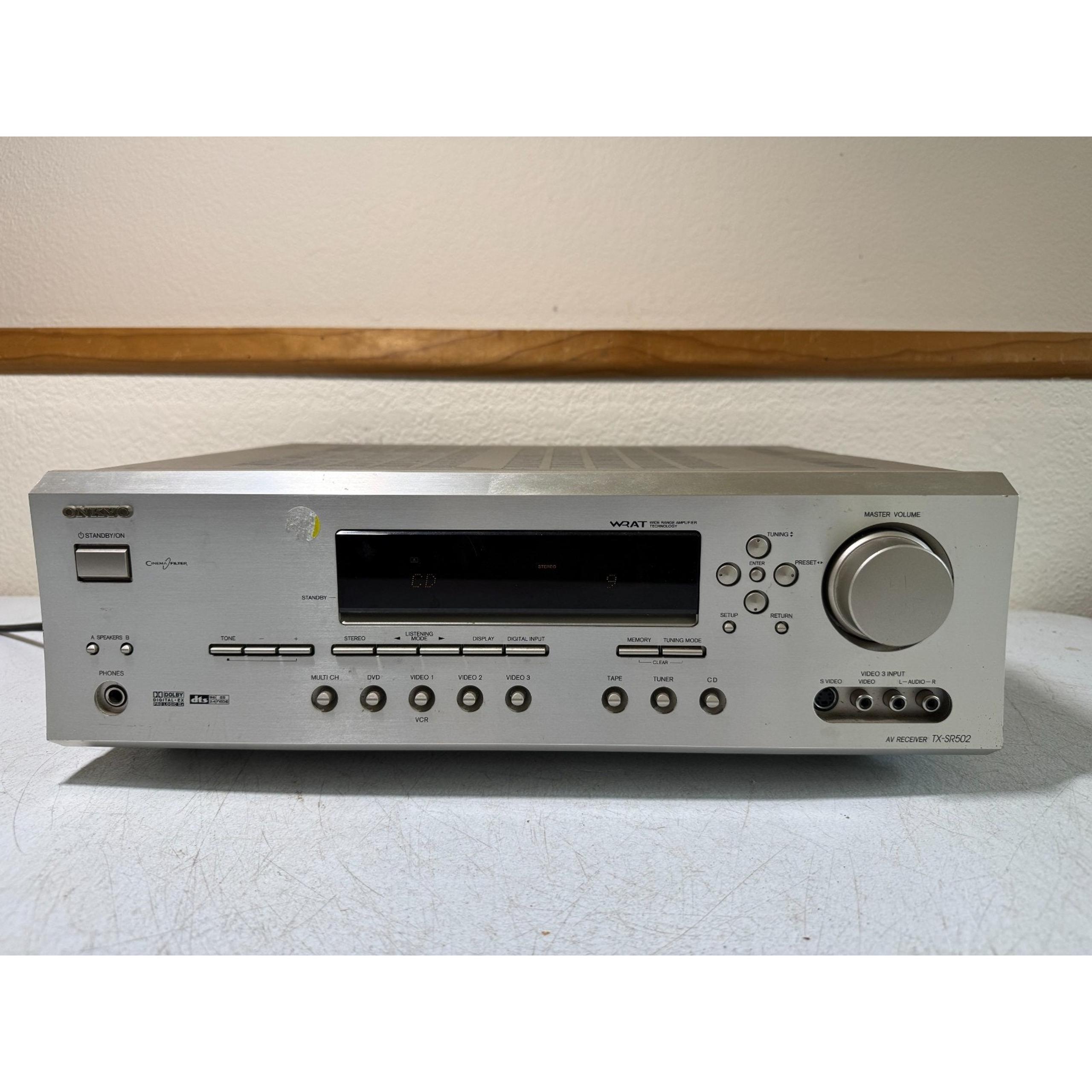 Onkyo TX-SR502 Receiver HiFi Stereo 6.1 Channel Home Theater Vintage Audio AVR