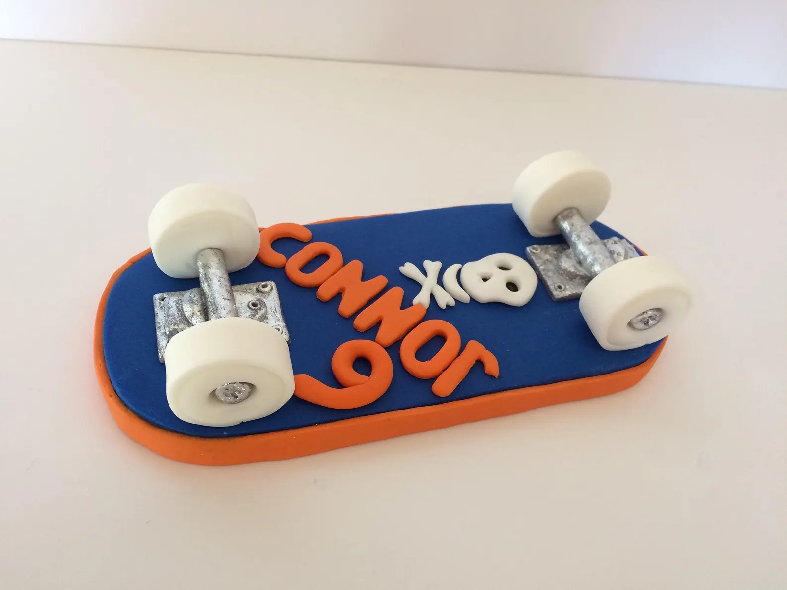 Skateboard Cake Topper, Skateboard Fondant Cake Topper