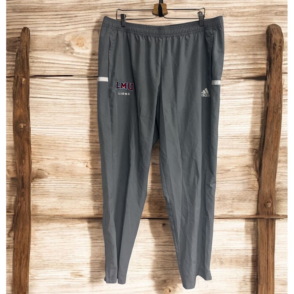 Adidas Climalite LMU LIONS Athletic rain pants Gray Men's Sz 2XL Workout Wear