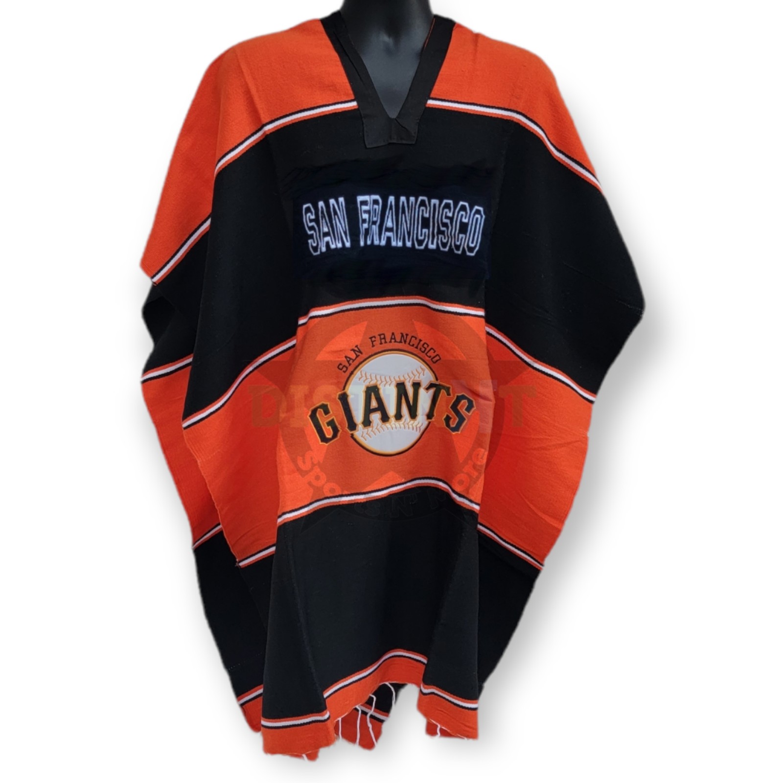 SF Giants Embroidered Poncho